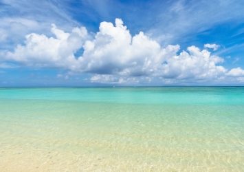 波照間島ニシ浜の風景　沖縄の風景
