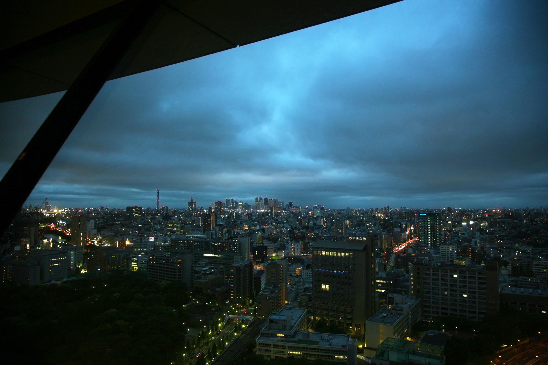 文京シビックセンターから見る風景　東京の風景