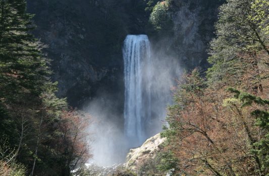 平湯大滝　奥飛騨の風景　岐阜の風景
