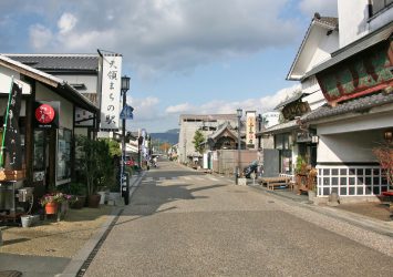 日田の町並み　大分の風景