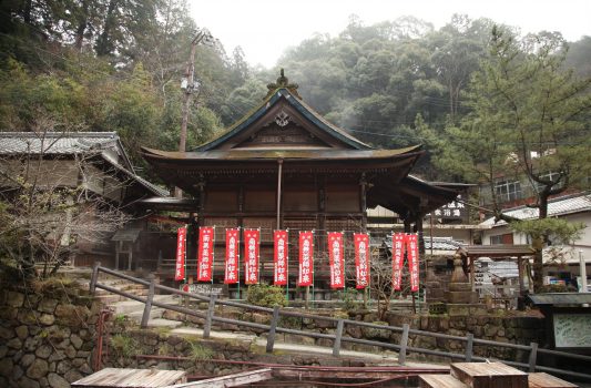 湯胸薬師東光寺　湯の峰温泉　和歌山の風景