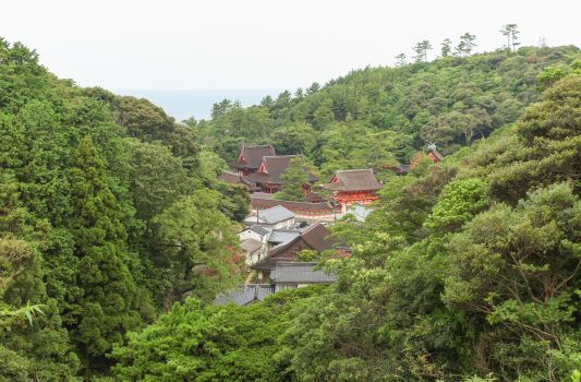 日御碕神社の風景　島根の風景