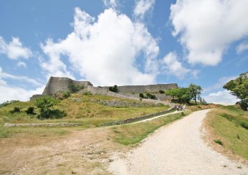 勝連城の風景　沖縄の風景