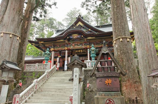 秩父　三峰神社の風景　埼玉の風景