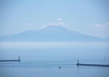 室蘭　白鳥湾展望台から見る風景　北海道の風景