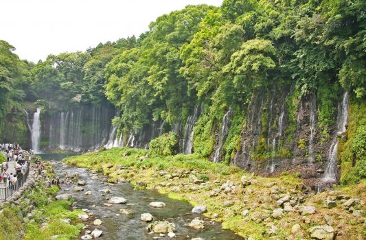 白糸の滝　静岡の風景