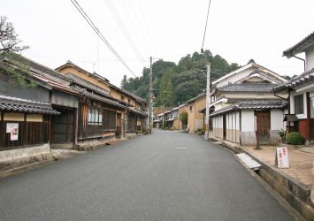 日本の伝統的な町並み「ちりめん街道　加悦重要伝統的建造物群保存地区」　京都の風景