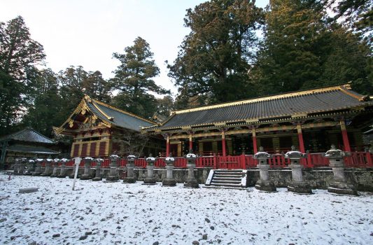 冬の日光東照宮　栃木の風景