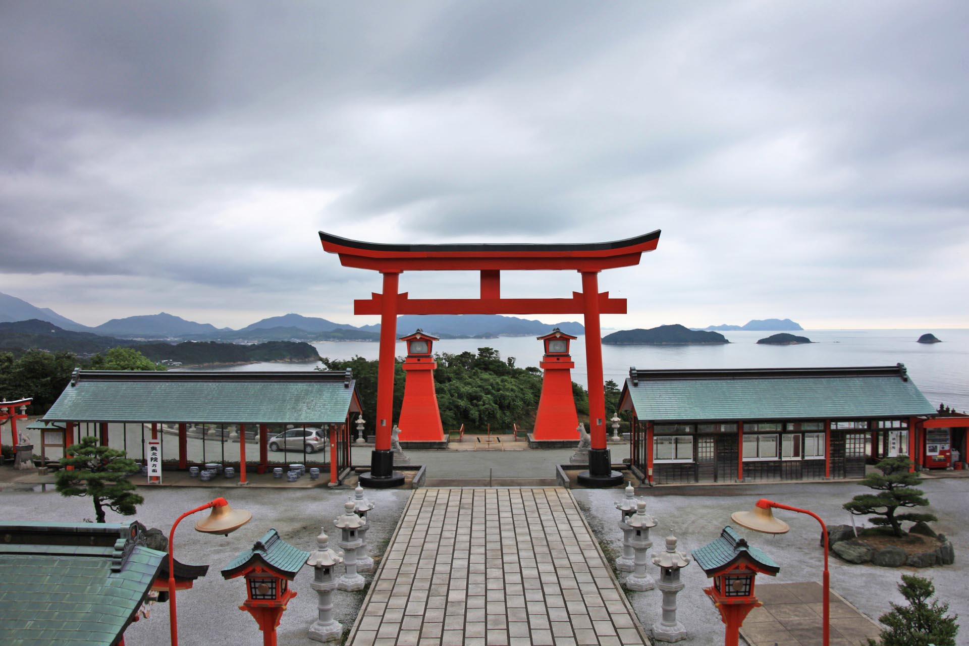 福徳稲荷神社　山口の風景