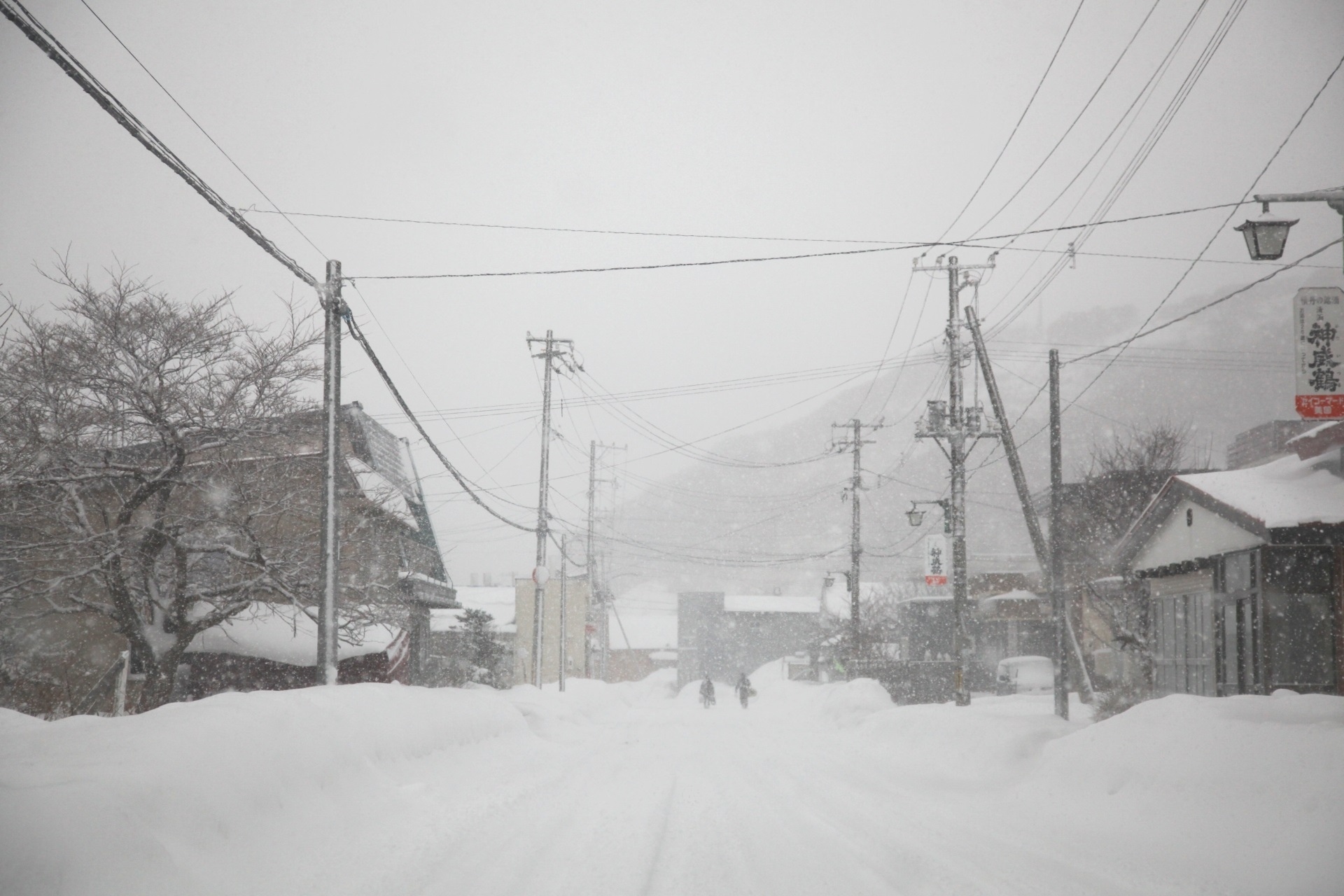 冬の積丹　北海道の風景