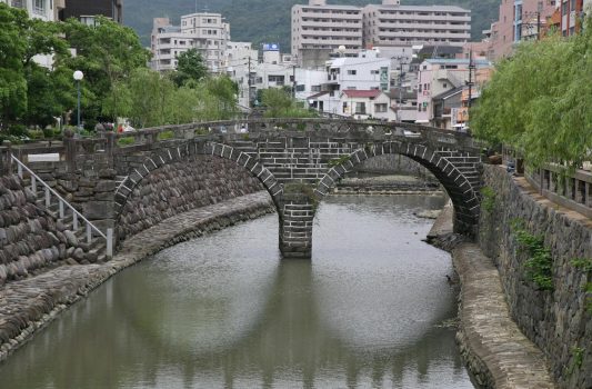 眼鏡橋　長崎の風景