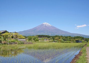 富士山のある風景　静岡の風景