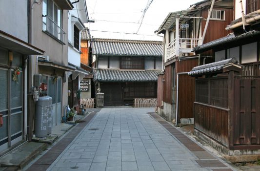 安芸の小京都　たけはらの町並み　広島の風景
