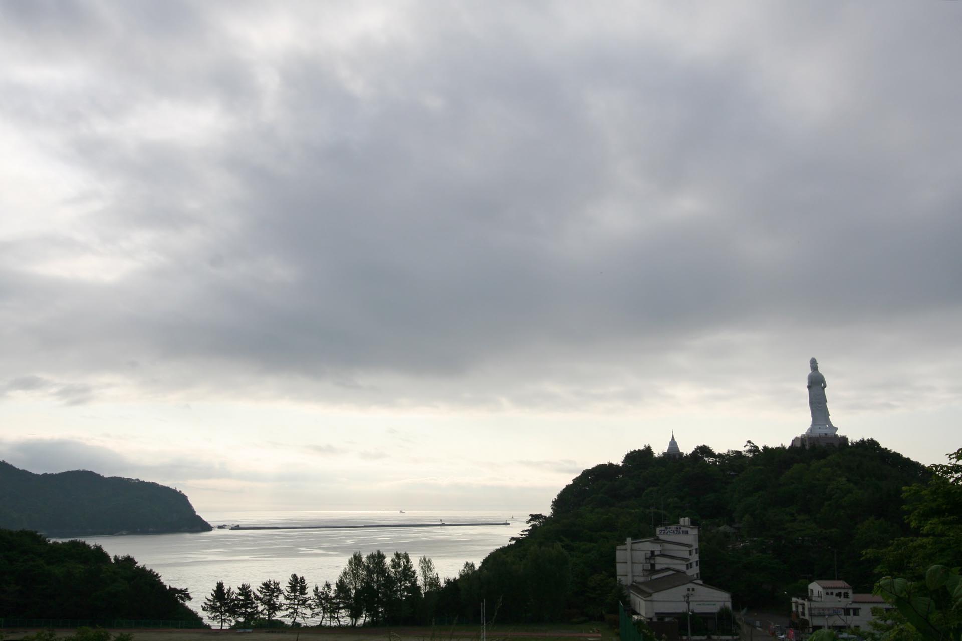 朝の三陸　釜石の風景　岩手の風景
