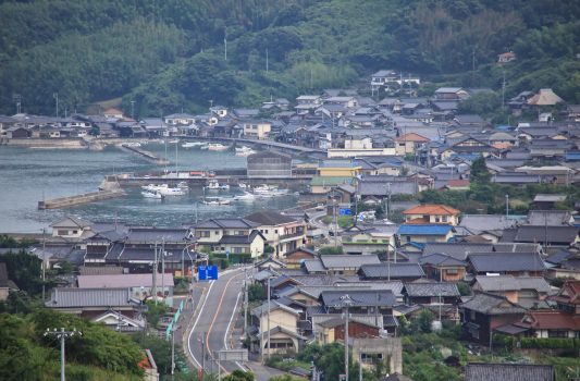 日本の島　因島　広島の風景