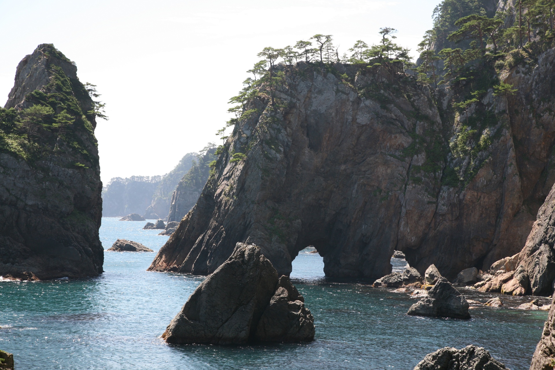北山崎の風景　岩手の風景