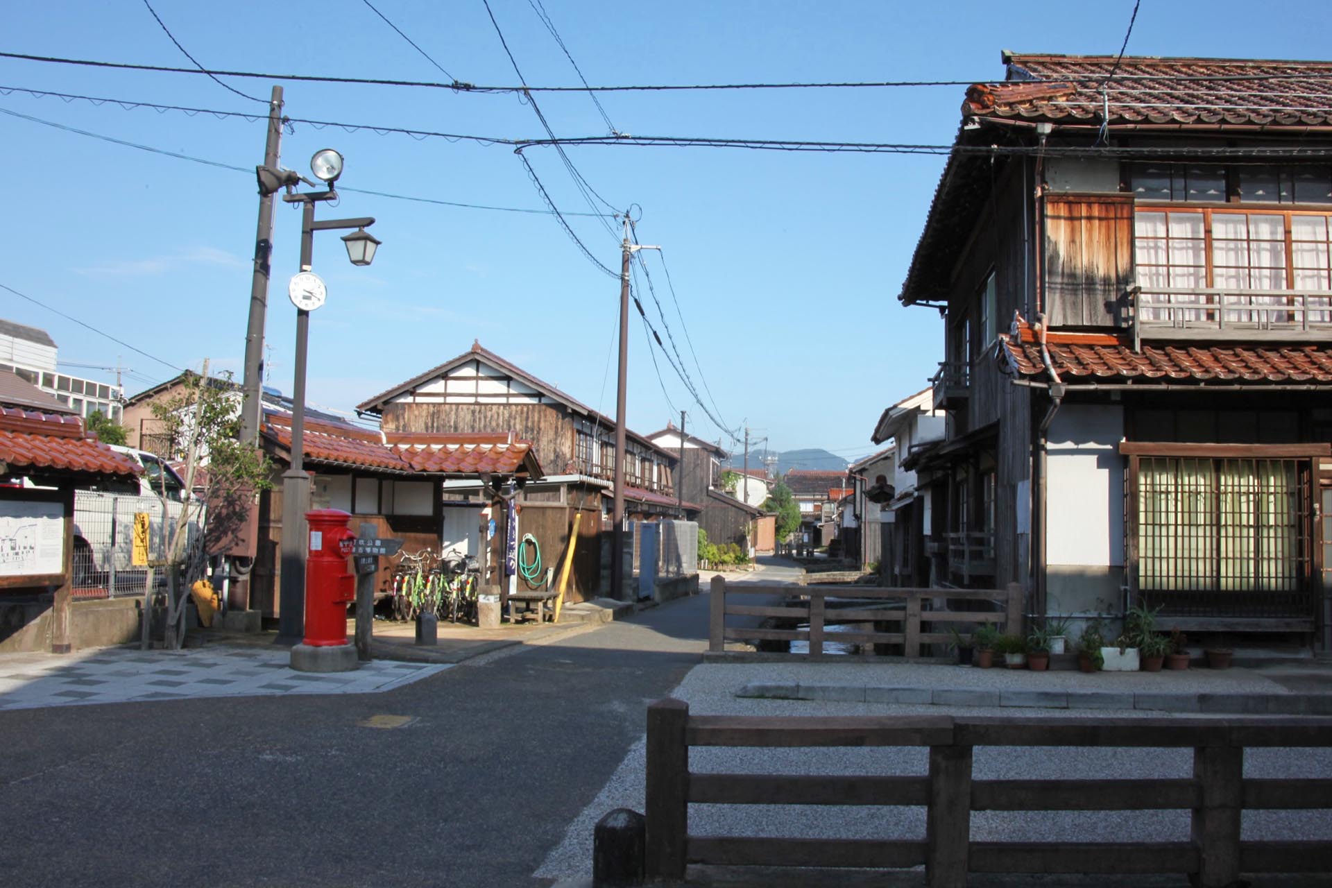 倉吉の町並み　鳥取の風景