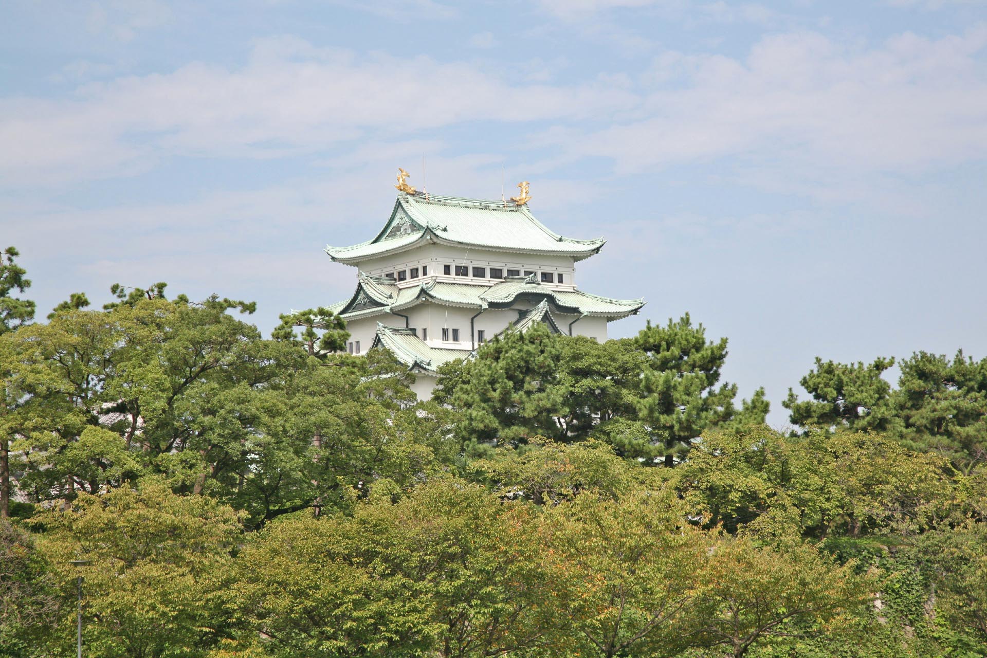 9月の名古屋城　愛知の風景