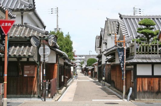大阪の伝統的な町並み「富田林」　大阪の風景