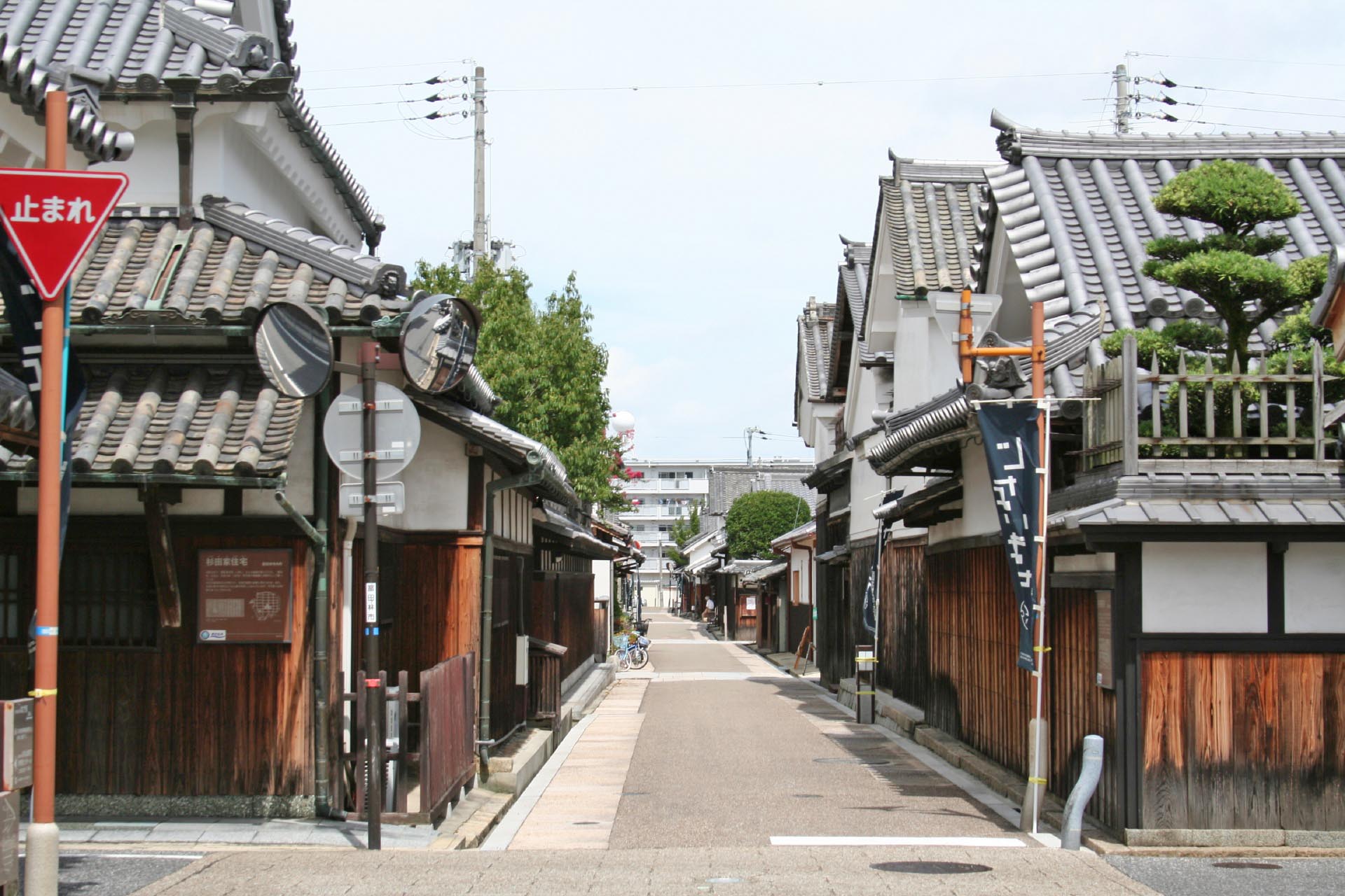 大阪の伝統的な町並み「 富田林寺内町」　大阪の風景