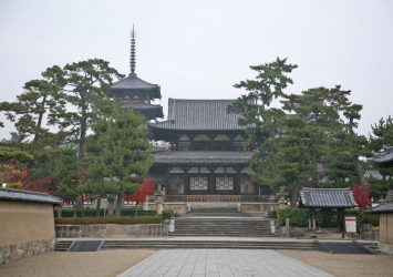 法隆寺の風景　奈良の風景