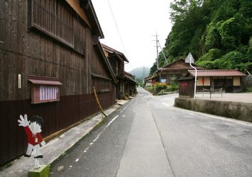 石見銀山・大森の伝統的な町並み　島根の風景
