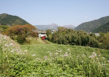 五月の阿蘇の風景　熊本の風景