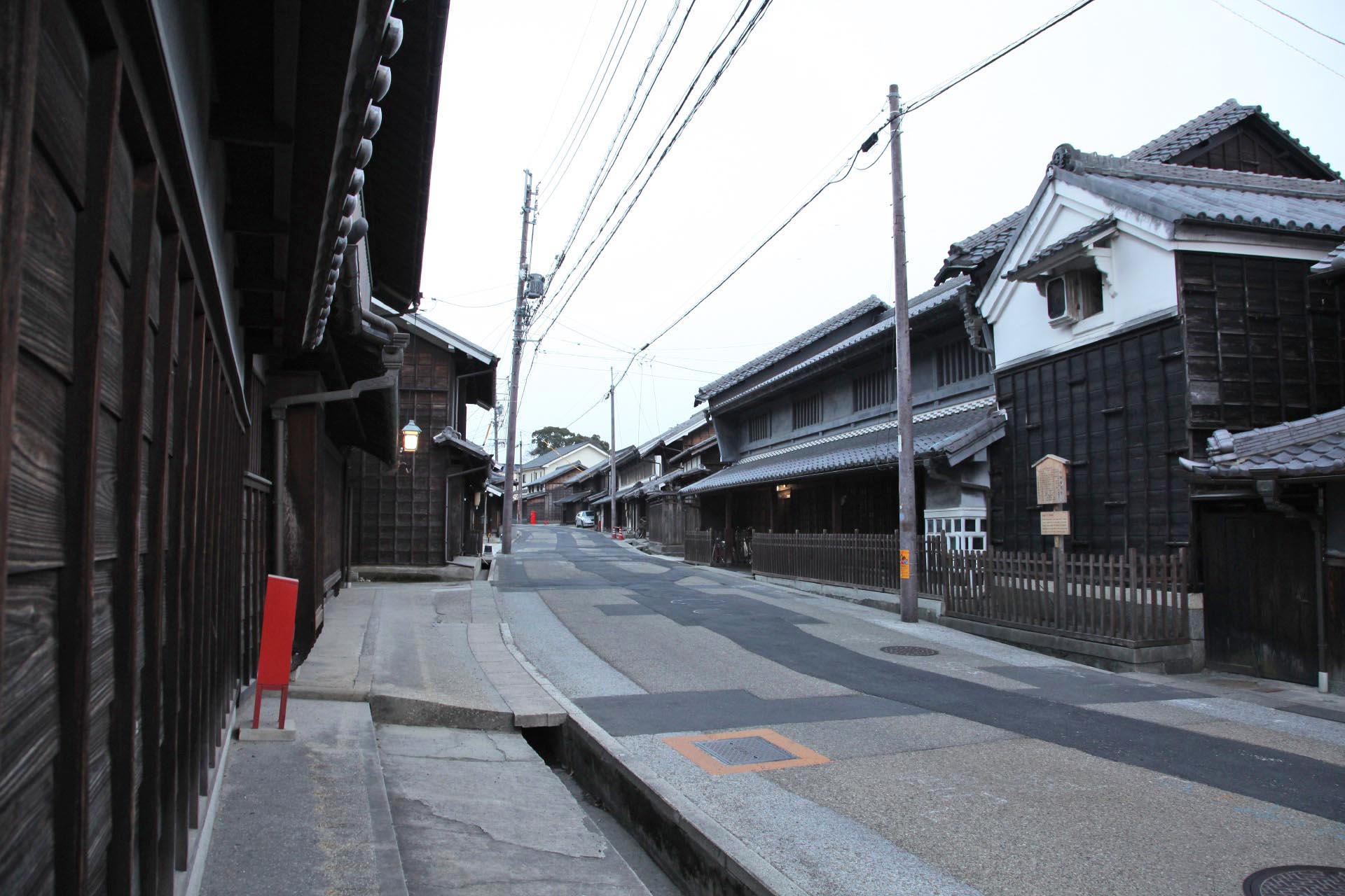 有松の町並み　日本の伝統風景　愛知の風景
