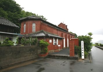 雨の長崎　福江島の風景　長崎の風景