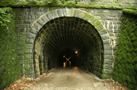 夏の旧天城トンネル　静岡の風景