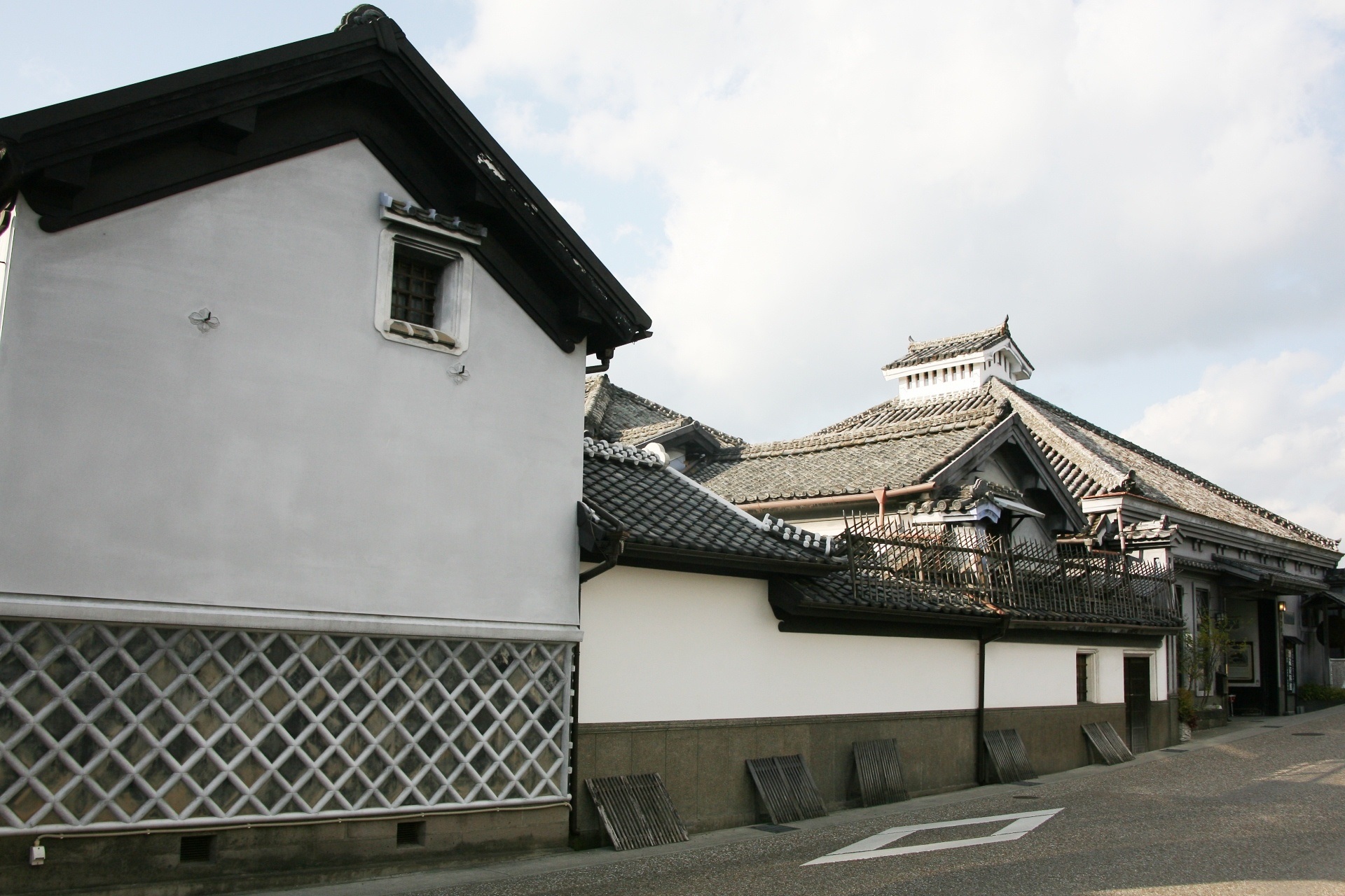 日田の伝統的な町並み　大分の風景