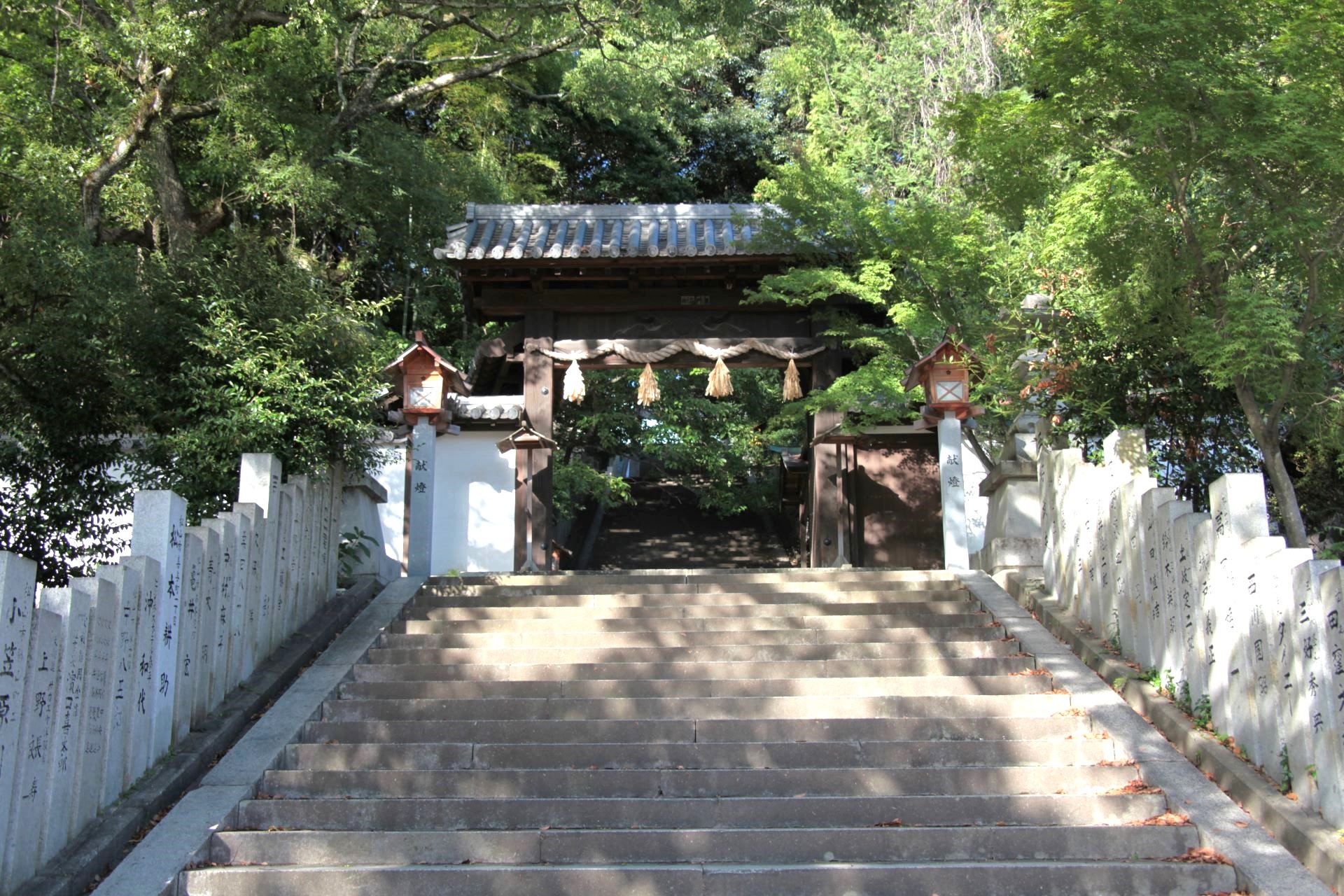 愛媛　松山「東雲神社」　夏の愛媛の風景