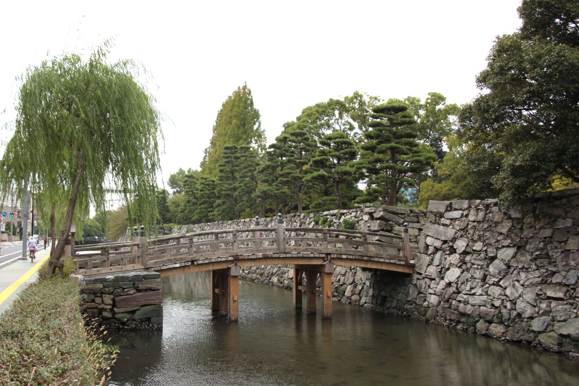 徳島城跡　数寄屋橋 　徳島の風景