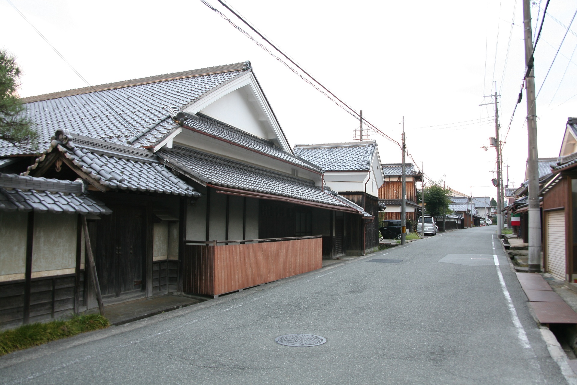 丹波篠山の伝統的な町並み　兵庫の風景