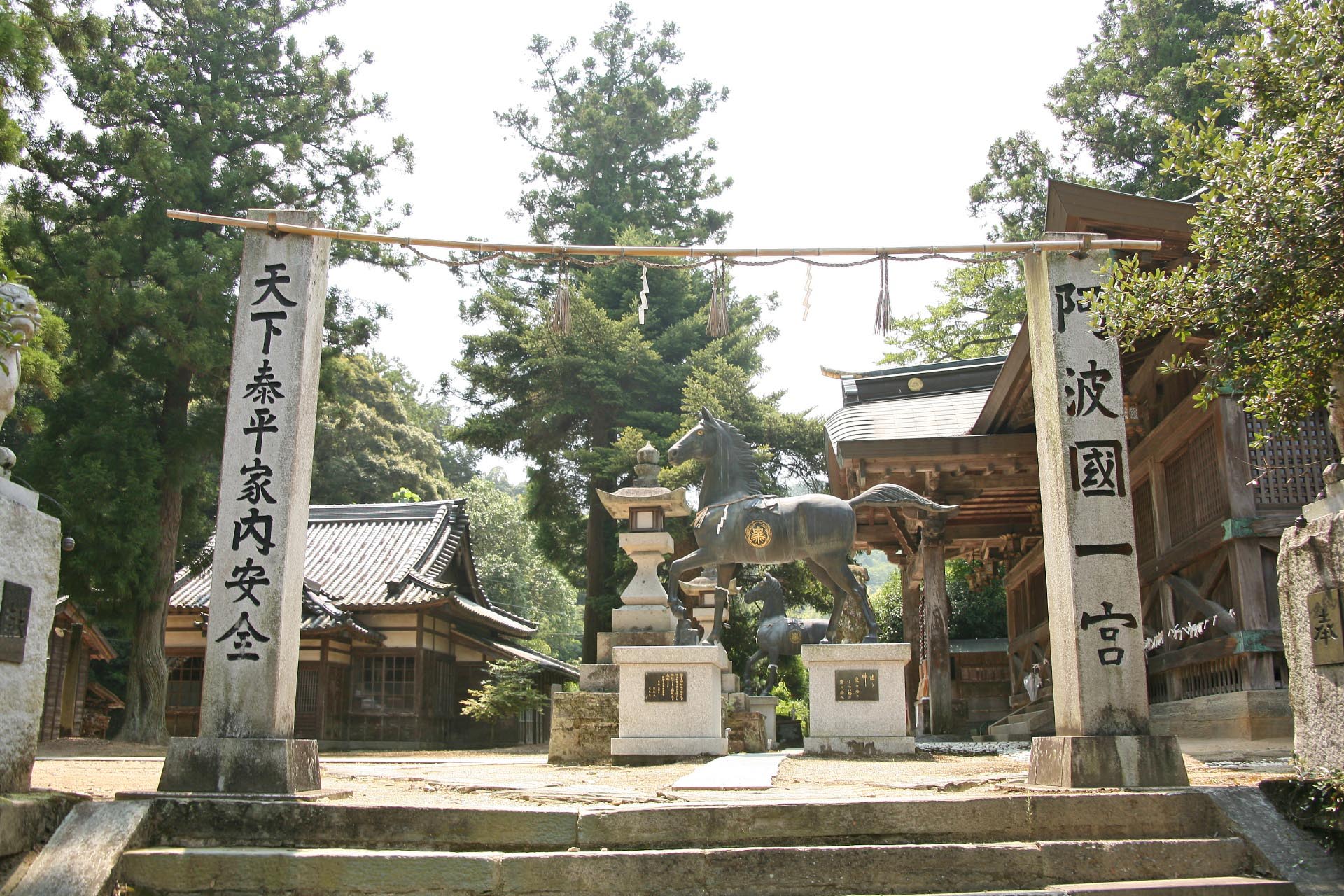一宮神社　徳島の風景