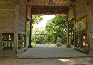 倭文神社の風景　鳥取の風景
