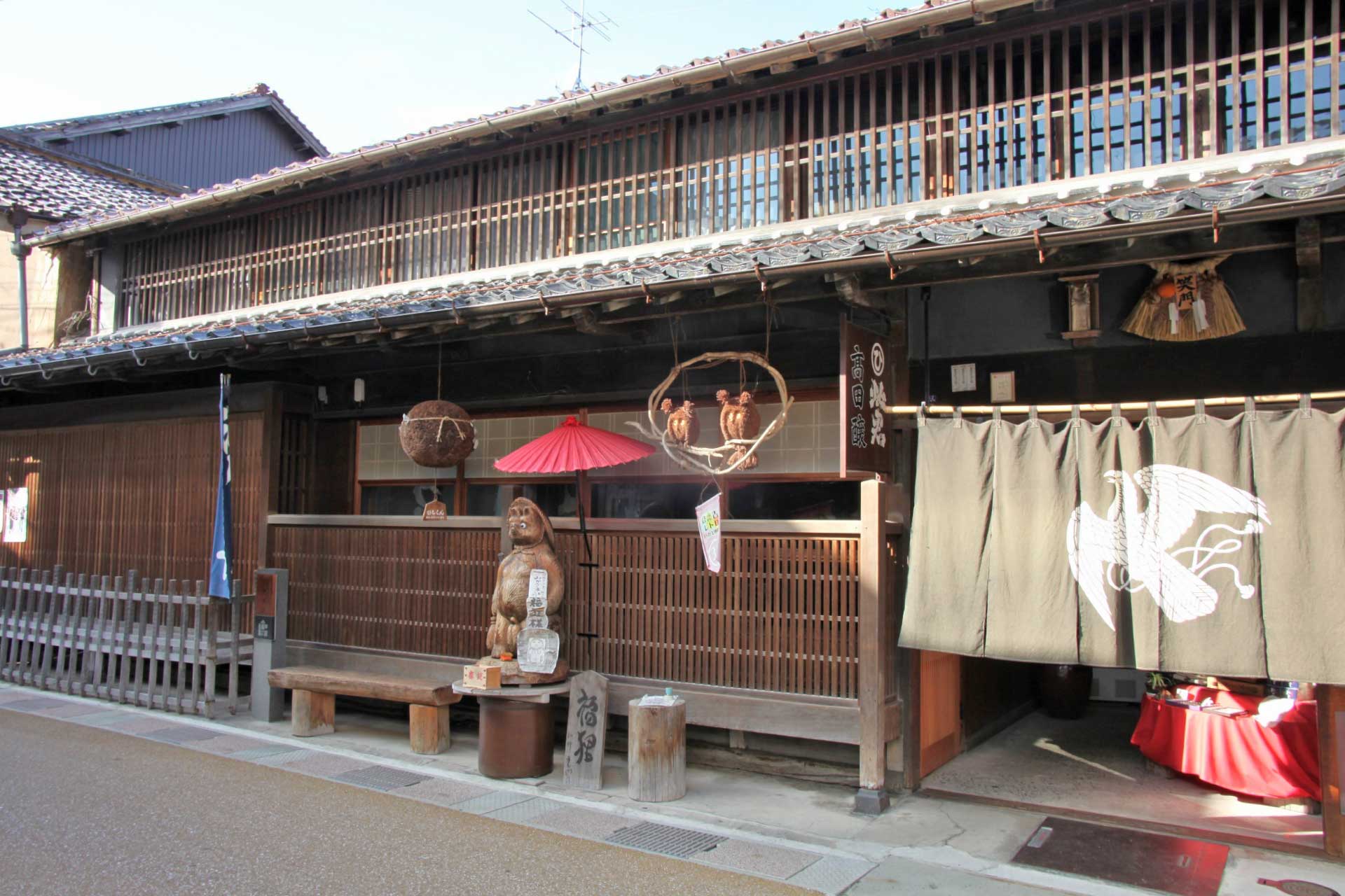 倉吉の伝統的な街並み　鳥取の風景