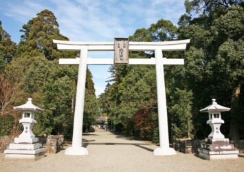 日向国一宮　都農神社の鳥居　宮崎の風景