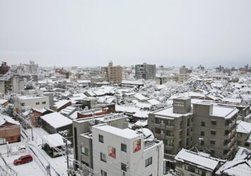雪の金沢　石川の冬の風景