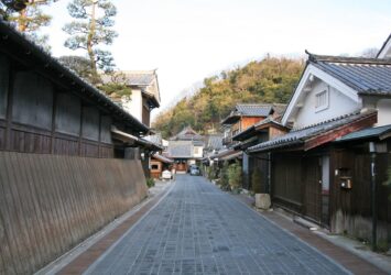 竹原の伝統的な町並み　広島の風景