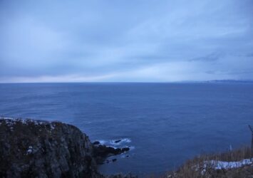 津軽海峡・冬景色　青森の冬の風景