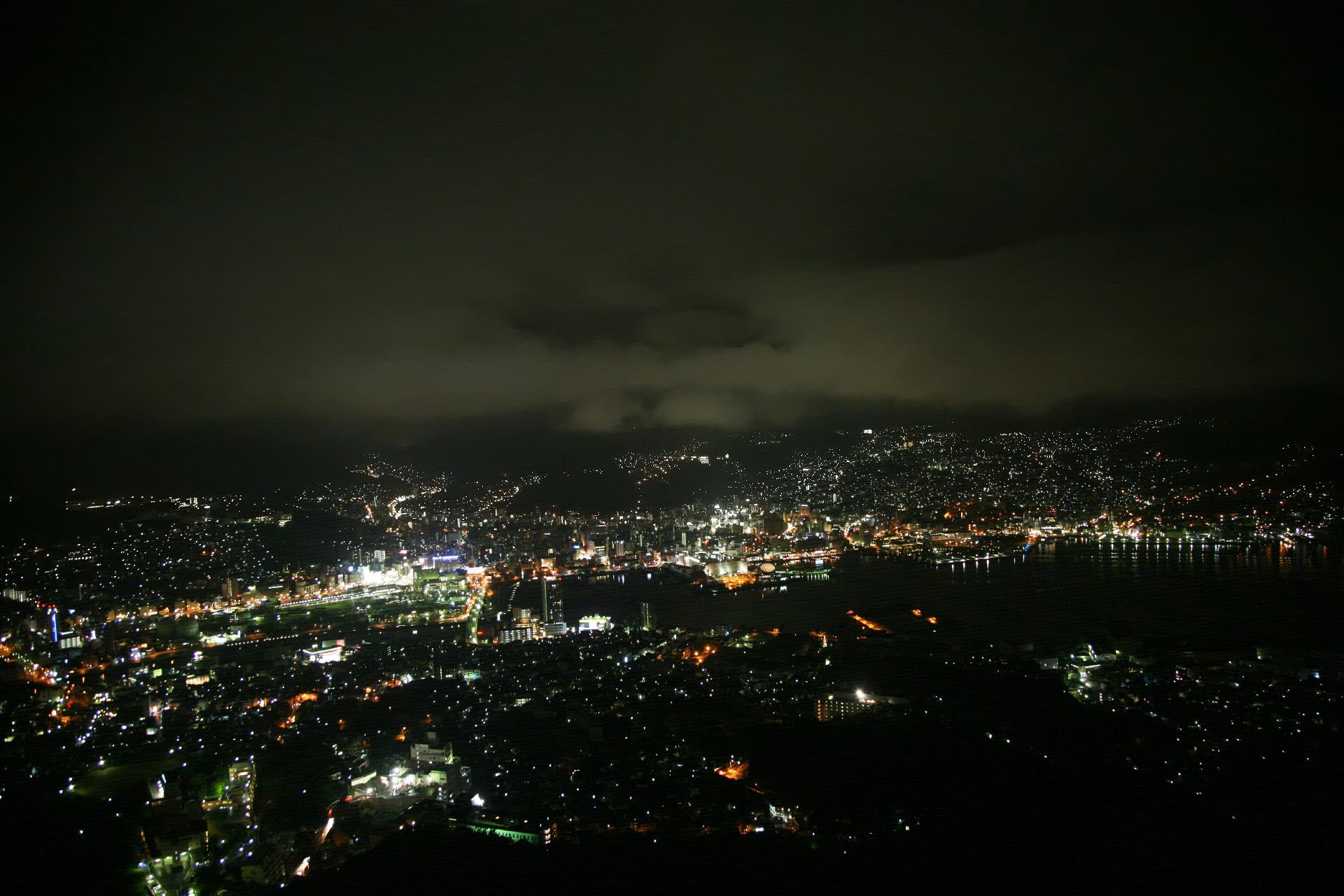 稲佐山の夜景　長崎の風景