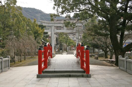 住吉神社　山口の風景