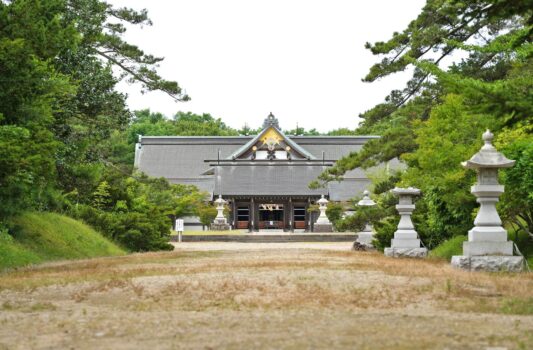 秋田県護國神社　秋田の風景