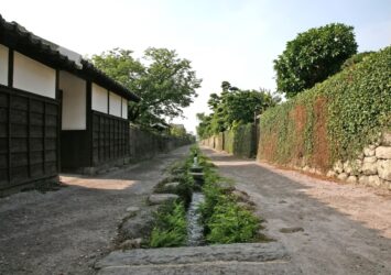 島原武家屋敷通り　長崎の風景