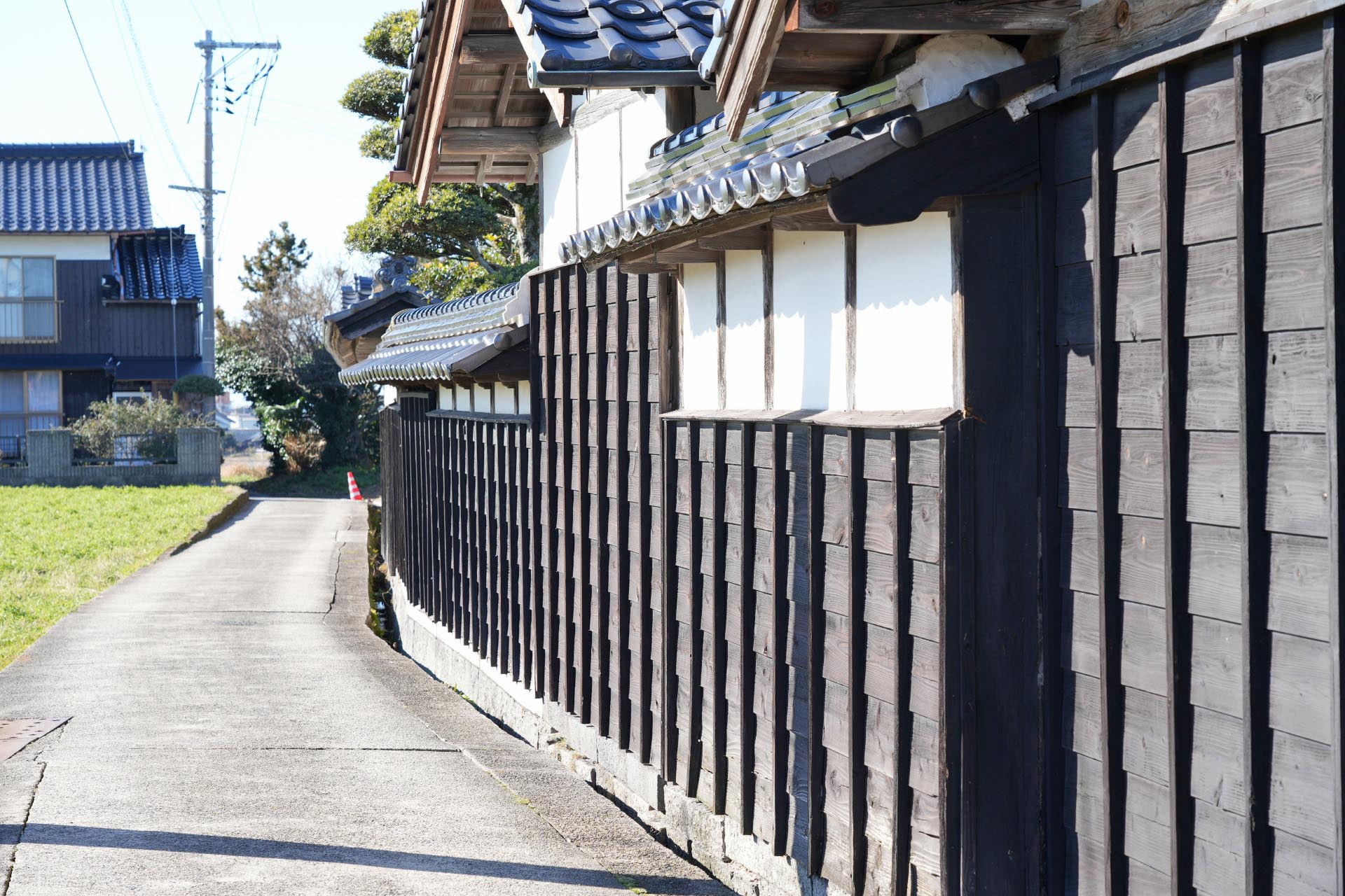 大山町所子の伝統的な町並み　鳥取の風景