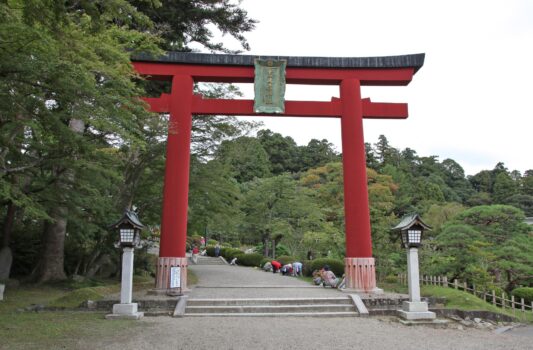 志波彦神社　宮城の風景