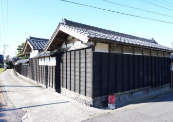 大山町所子の伝統的な町並み　鳥取の古い街並み　鳥取の風景