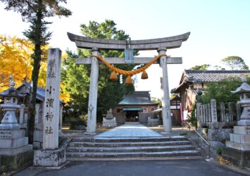 小浜神社　秋の福井の風景