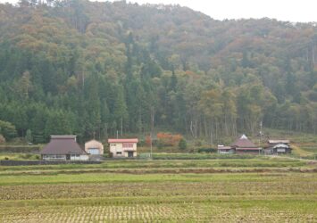 庄原市高野町の秋の風景　広島の風景